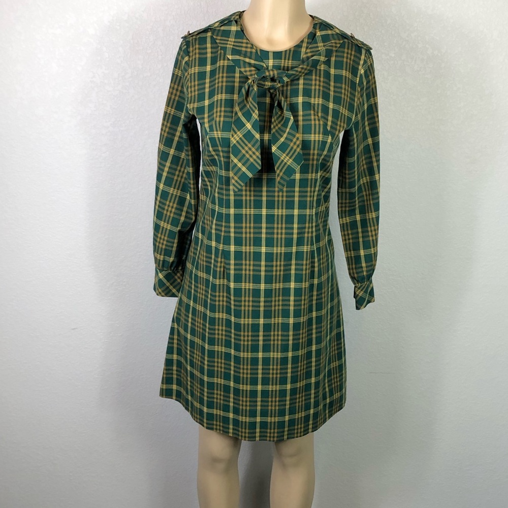 Vintage 60s/70s Plaid Dress